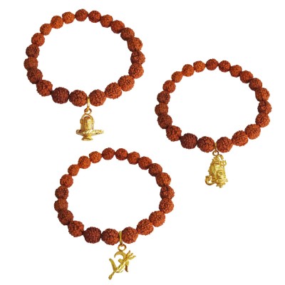 Om Shiva Shivling Charm Bracelet Combo